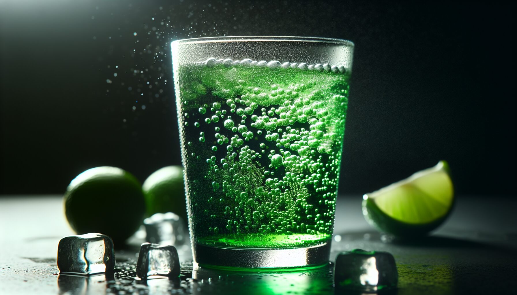 ソーダ　緑色　飲み物　炭酸飲料 image 3